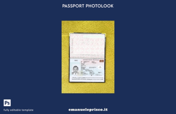 stile verificato passaporto messicano nuovo modello photolook presente